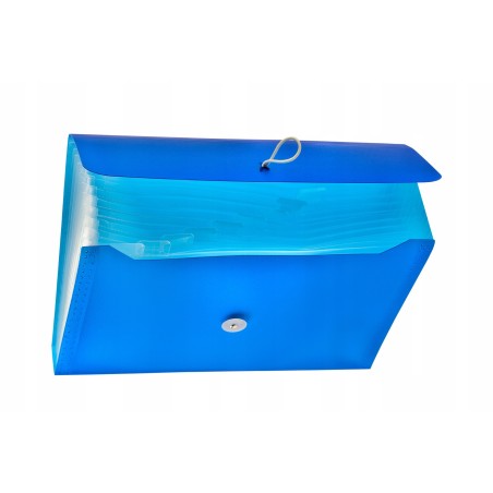 Teczka harmonijka A4 TETIS 13 przegródek niebieska