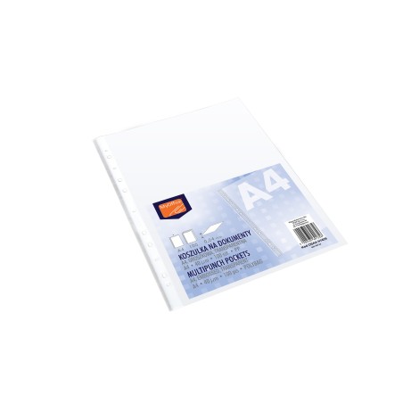 Koszulki A4 obwoluty PP groszkowe 40 mic 100 szt.