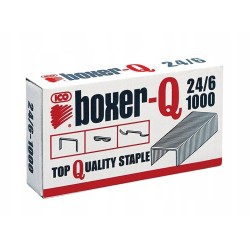 Zszywki 24/6 ICO BOXER do zszywacza 1000 szt.