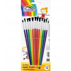 Pędzelki do malowania farbami FIORELLO pędzle 12