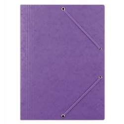 Teczka preszpanowa z gumką DONAU A4 fioletowa