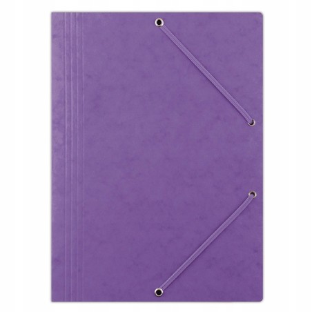 Teczka preszpanowa z gumką DONAU A4 fioletowa