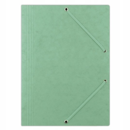 Teczka preszpanowa z gumką DONAU A4 zielona
