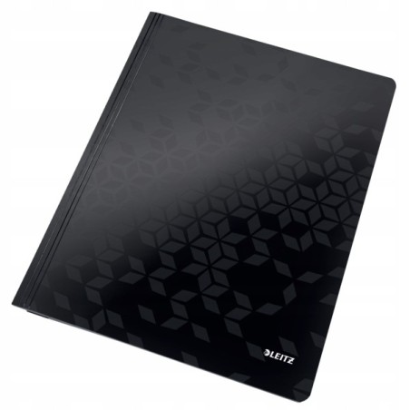 Skoroszyt tekturowy LEITZ WOW czarny A4 250 kartek