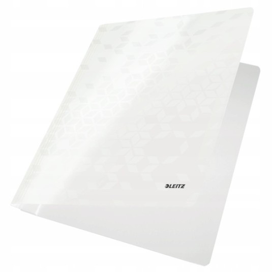 Skoroszyt tekturowy LEITZ WOW biały A4 250 kartek