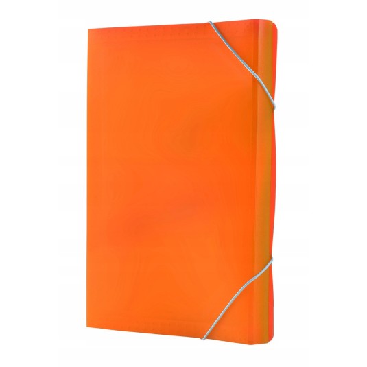 Teczka harmonijka TETIS A4 13 przegródek pomarańcz