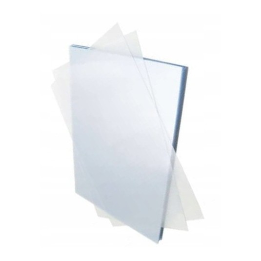 Okładki do bindowania A4 przezroczyste przód 150 mic.