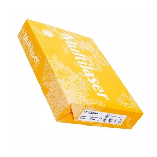 Papier ksero A4 do drukarki ryza 500 arkuszy 80g/m2 Multilaser