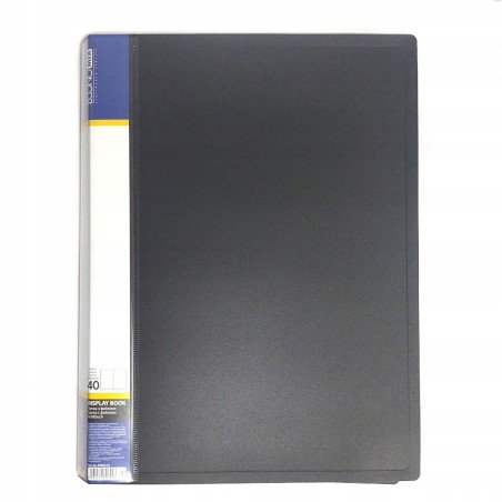 Teczka ofertowa album 40 koszulek A4 czarna