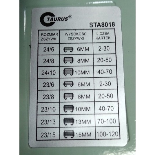 Solidny zszywacz metalowy do 100 kartek różne