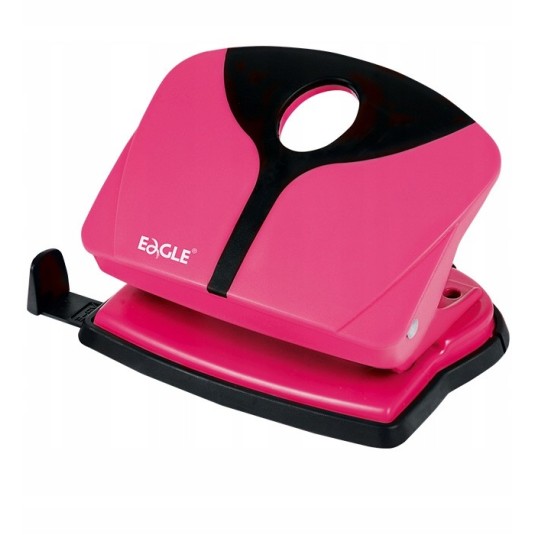 Dziurkacz EAGLE 16 kartek różowy TYP6602