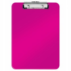 Deska z klipem LEITZ CLIPBOARD WOW A4 różówy