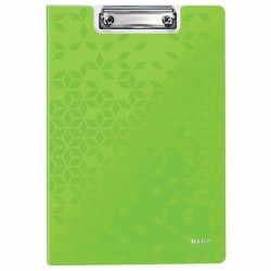 Deska z klipem i okładką A4 LEITZ WOW zielona
