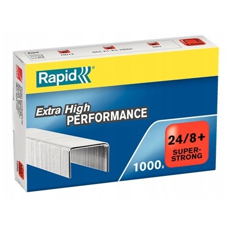 Zszywki 24/8+ RAPID SUPER STRONG 1000szt do 50 kar