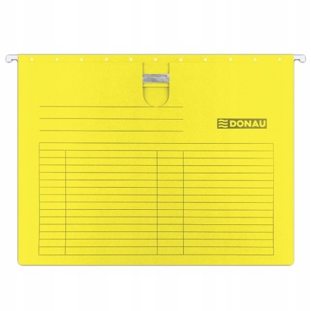 Teczka zawieszana z wąsem skoroszyt DONAU żółta