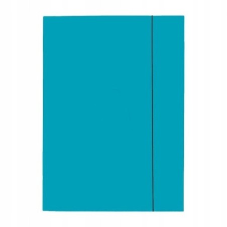 Teczka z gumką ESSELTE A4 lakierowana niebieska