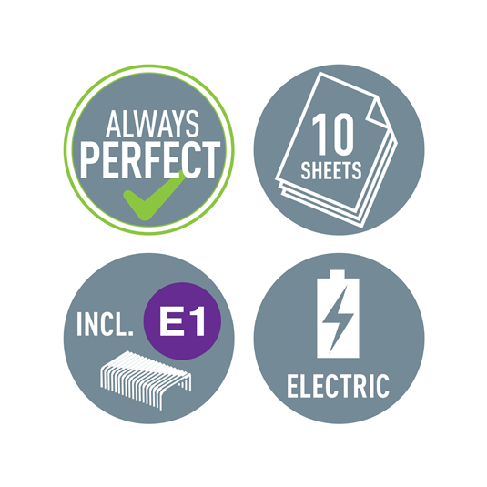 Zszywacz elektryczny LEITZ Wow 5566 zielony metaliczny