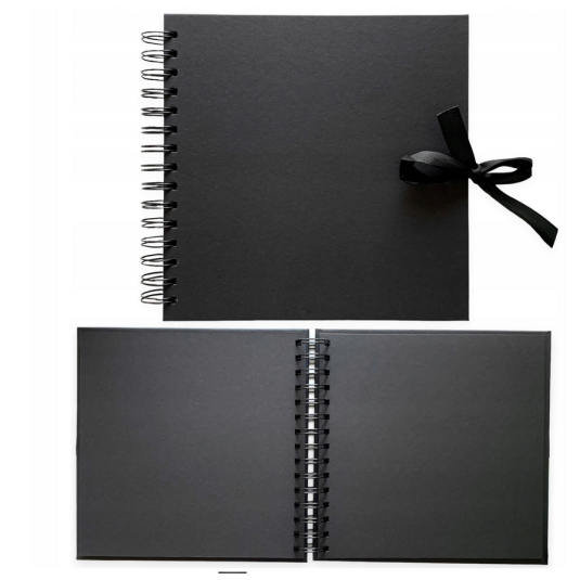 Album do zdobienia CZARNY 205x205mm