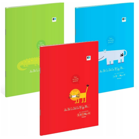 Zeszyt A4 w 3 linię...