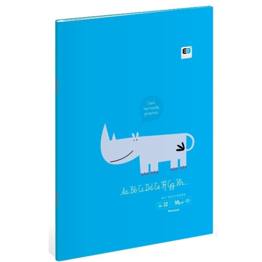 Zeszyt A4 w 3 linię INTERDRUK 32 kartki