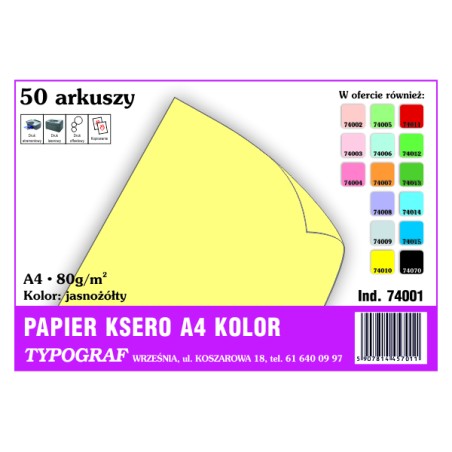 Papier ksero A4 80g...