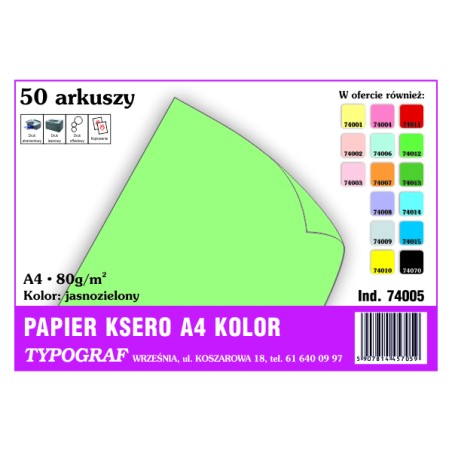 Papier ksero A4 80g...