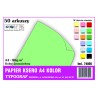 Papier ksero A4 80g jasnozielony 50ark