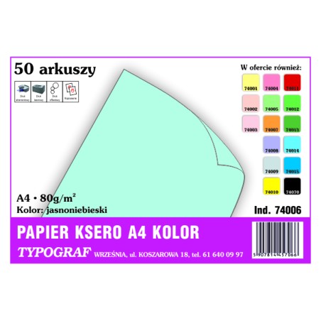 Papier ksero A4 80g...