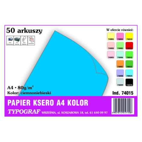 Papier ksero A4 80g...