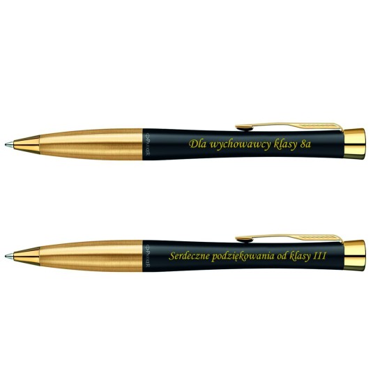 Parker Urban Długopis czarny GT z etui w opakowaniu prezentowym