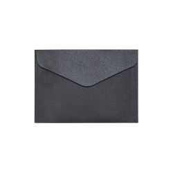 Koperta Pearl czarny C6 op.10szt 150g