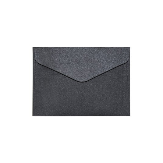 Koperta Pearl czarny C6 op.10szt 150g