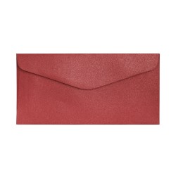 Koperta Pearl czerwony DL op.10szt 120g