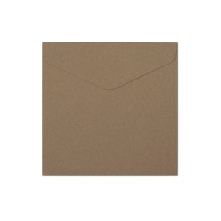 Koperta Kraft ciemnobeżowy 160x160 op.10szt 120g