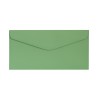 Koperta DL Gładka zielona op.10szt 130g/m2