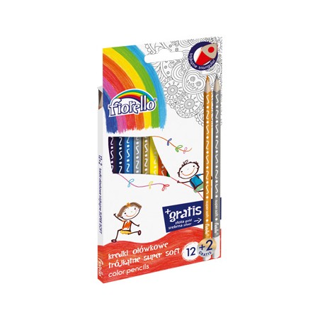 Kredki ołówkowe 12 kolorów...