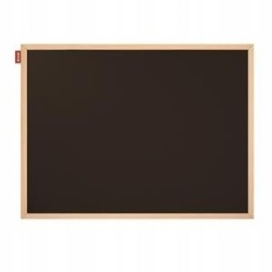 Tablica kredowa czarna rama drewniana 40x30 cm
