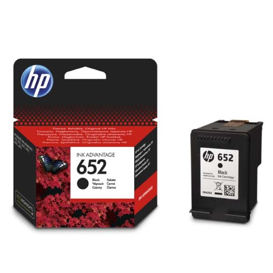 HP oryginalny ink , F6V25AE 302, No.652, black, 360s, HP Deskjet IA 4535, 4675, 1115, 2135, 3635, 3835