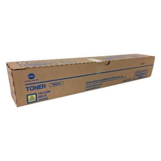 Konica Minolta oryginalny toner TN514Y, yellow, 26000s, A9E8250, Konica Minolta Bizhub C458, C558, C658