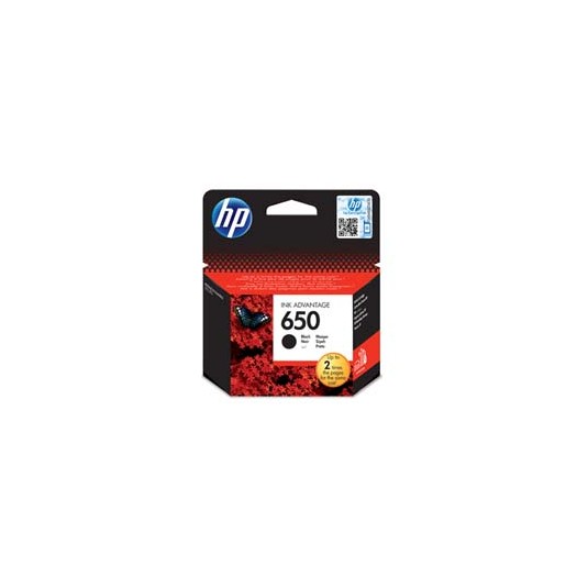 HP oryginalny ink CZ101AE, HP 650, black, 360s, 6,5ml, HP Deskjet Ink Advantage 2515AiO,3515e-Ai0,3545,4515