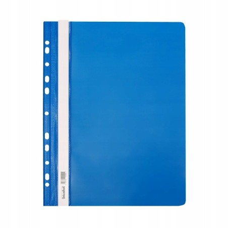Skoroszyt A4 twardy zawieszany niebieski