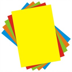 Papier kolorowy A4 xero 80g 5 kolorów 100 arkuszy