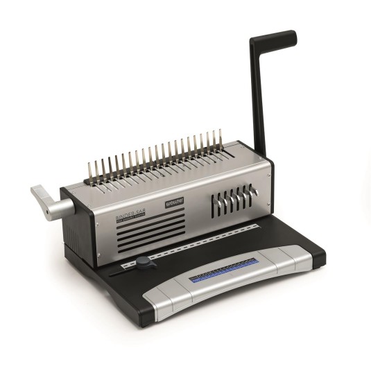 Bindownica do grzbietów plastikowych Wallner S-68 grzebieniowa